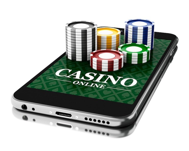 Antarmuka mobile bertema bingo biru
